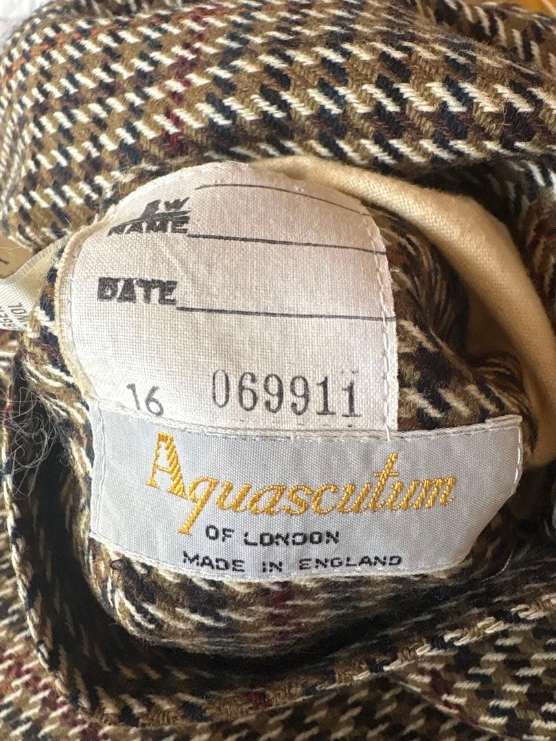 Aquascutum リバーシブル　コート　ヴィンテージ