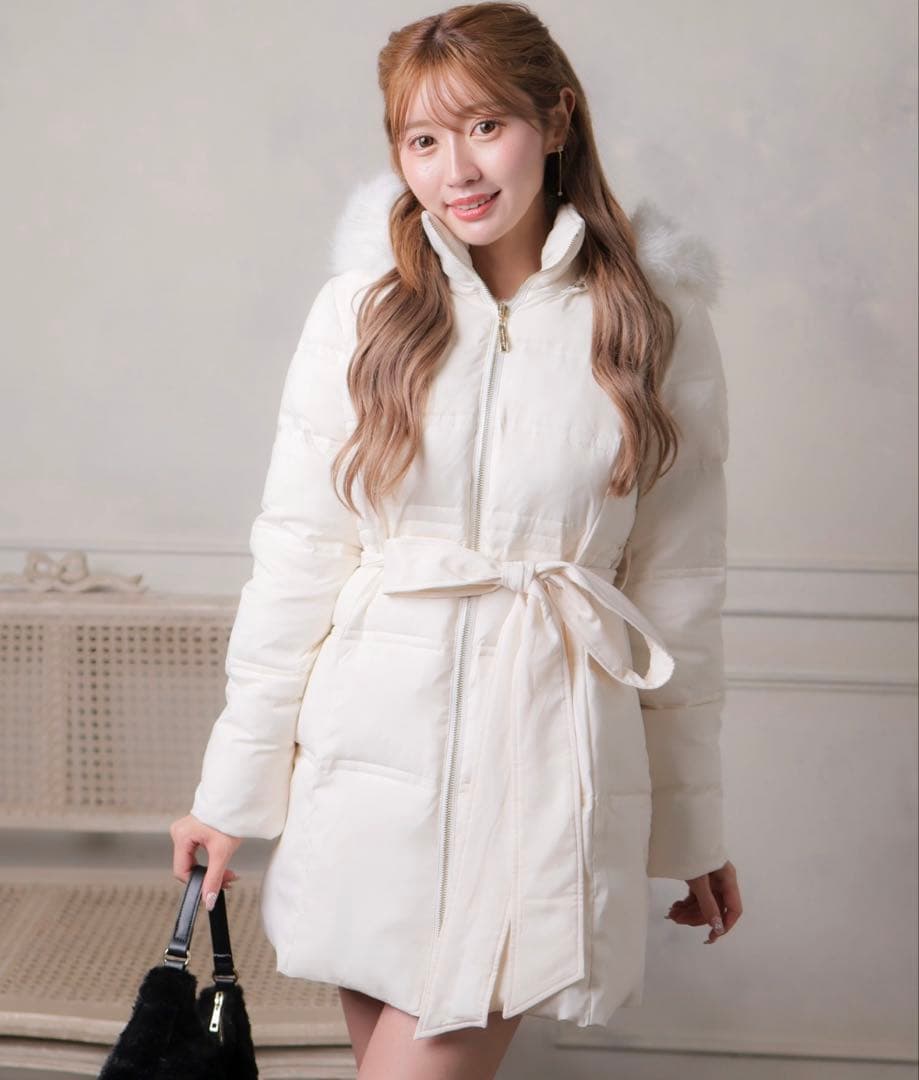 lipservice ボリュームファーフェイクダウンコート