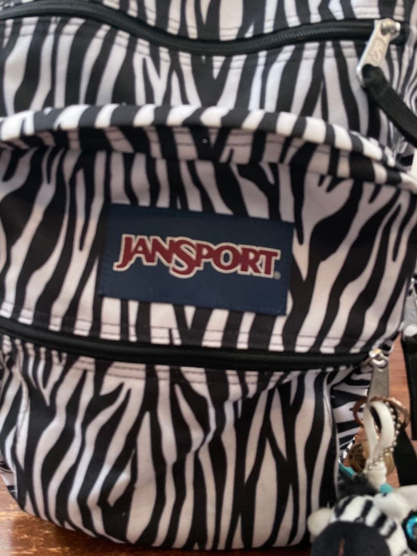 レア❗️希少❗️JANSPORT ゼブラ柄リュック　新入生　ジャンスポリュック