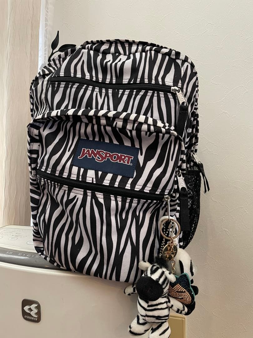 レア❗️希少❗️JANSPORT ゼブラ柄リュック　新入生　ジャンスポリュック