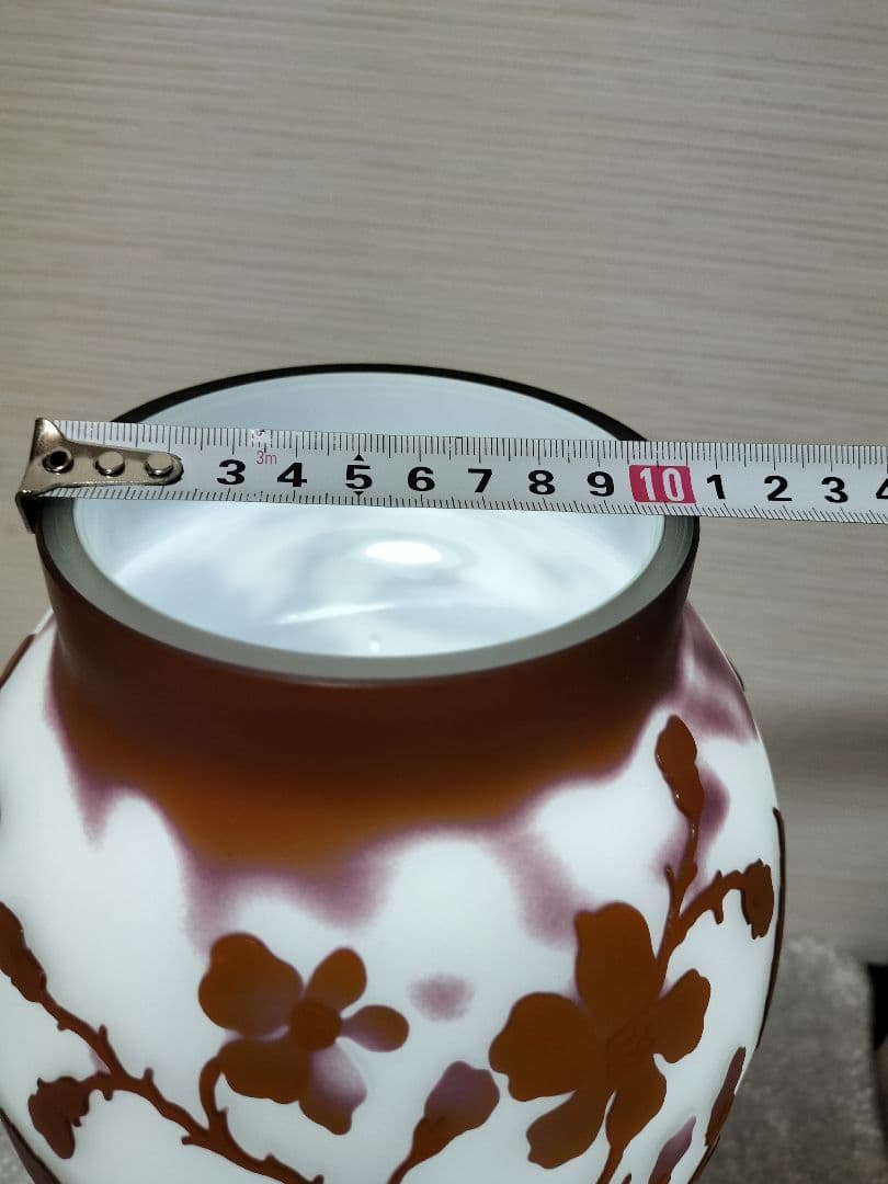 ガレ風 花瓶　　アンティーク調