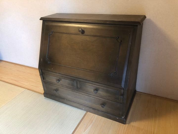 【お写真追加しました☆】和アンティーク机・棚