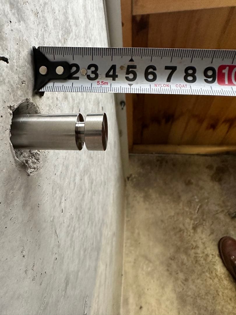 ピーコンフック　コンクリート　DIY Pコン　施主支給　ウォール　フック