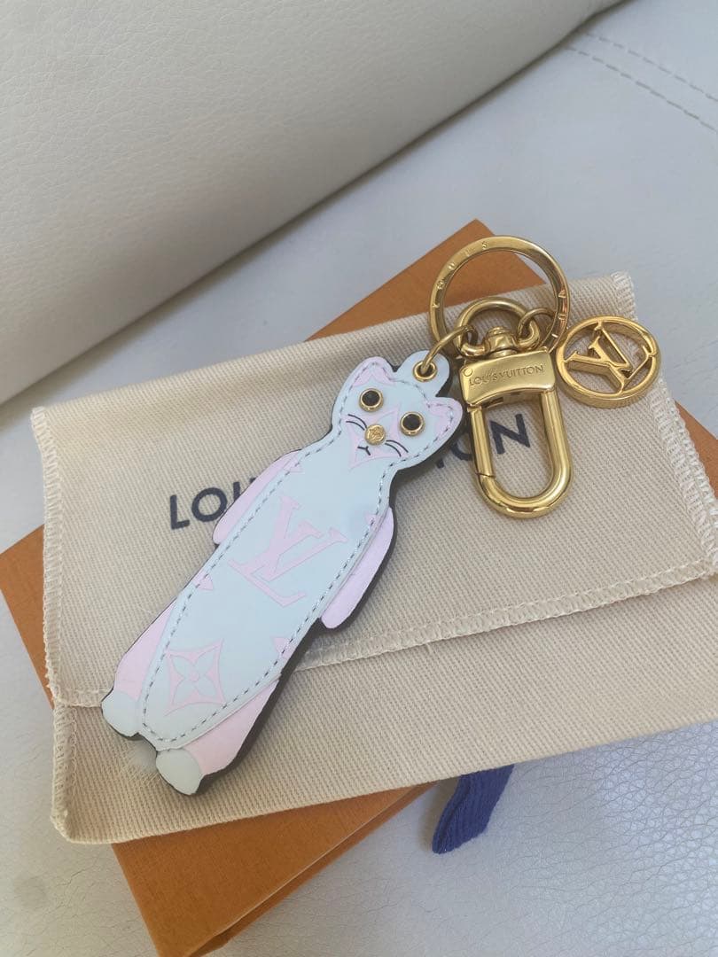 Louis Vuitton エルミーヌ　キーホルダー　キーリング　バッグチャーム