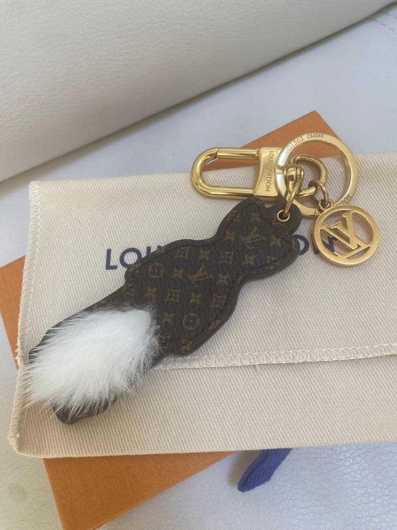 Louis Vuitton エルミーヌ　キーホルダー　キーリング　バッグチャーム