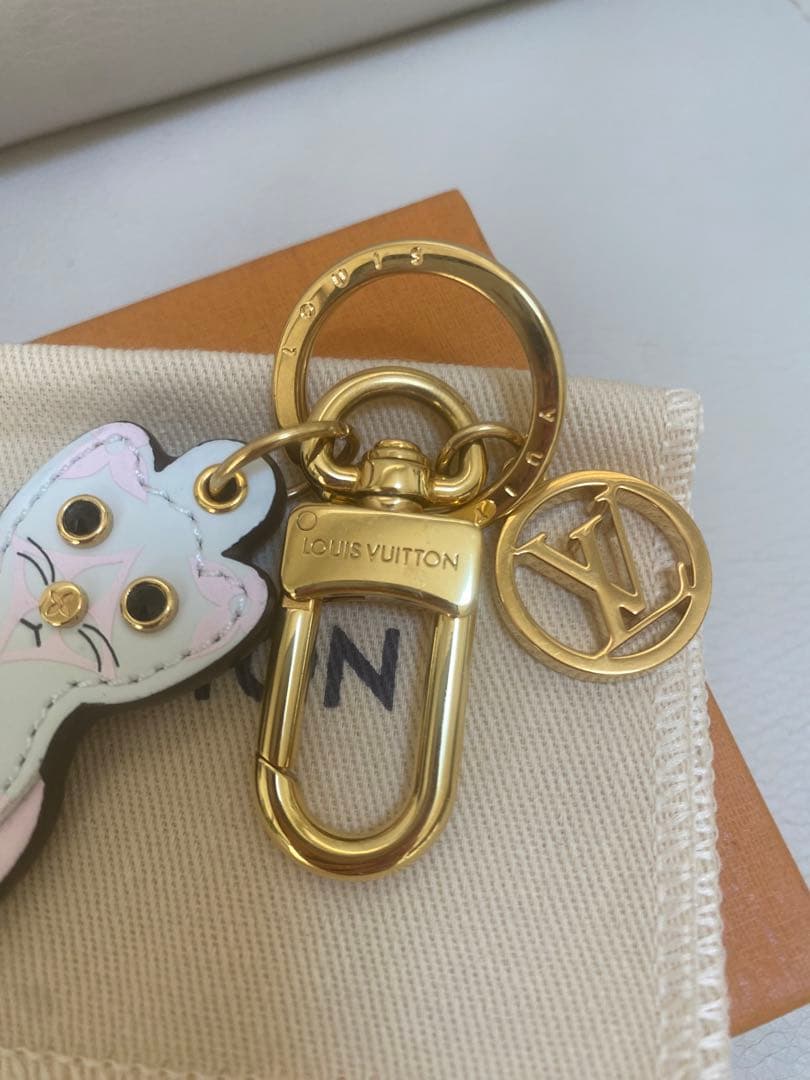 Louis Vuitton エルミーヌ　キーホルダー　キーリング　バッグチャーム