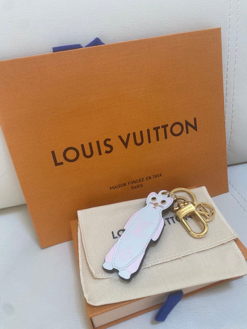 Louis Vuitton エルミーヌ　キーホルダー　キーリング　バッグチャーム