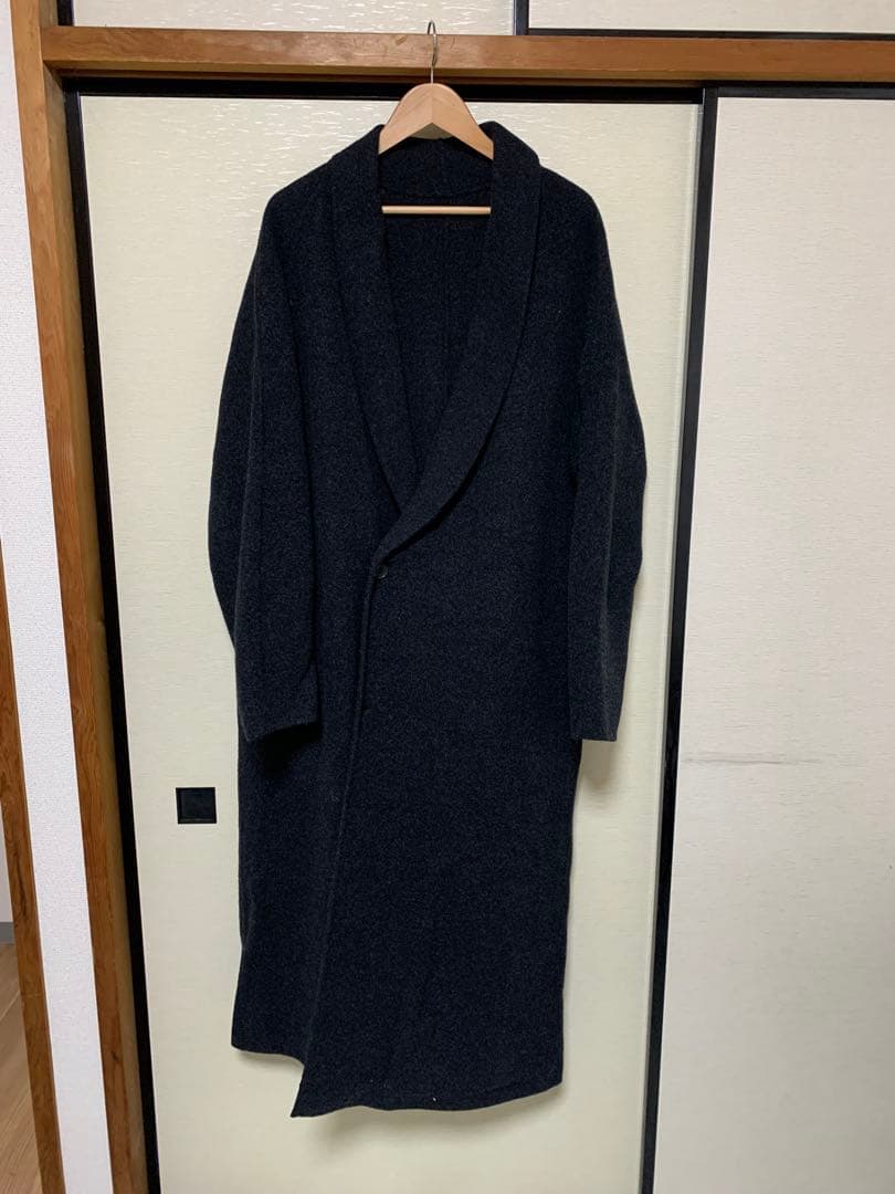 ジャケット・アウター LIDNM SHAWL COLLAR REVER COAT