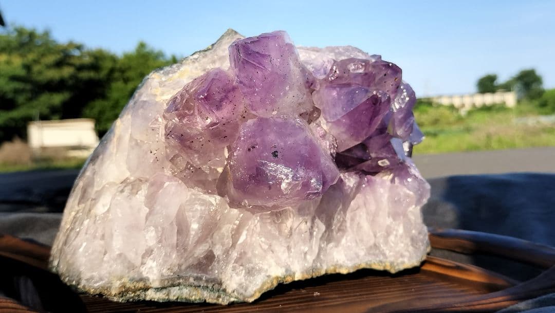 アメジスト原石結晶 重量級 特大サイズ ブラジル産 アメジスト結晶