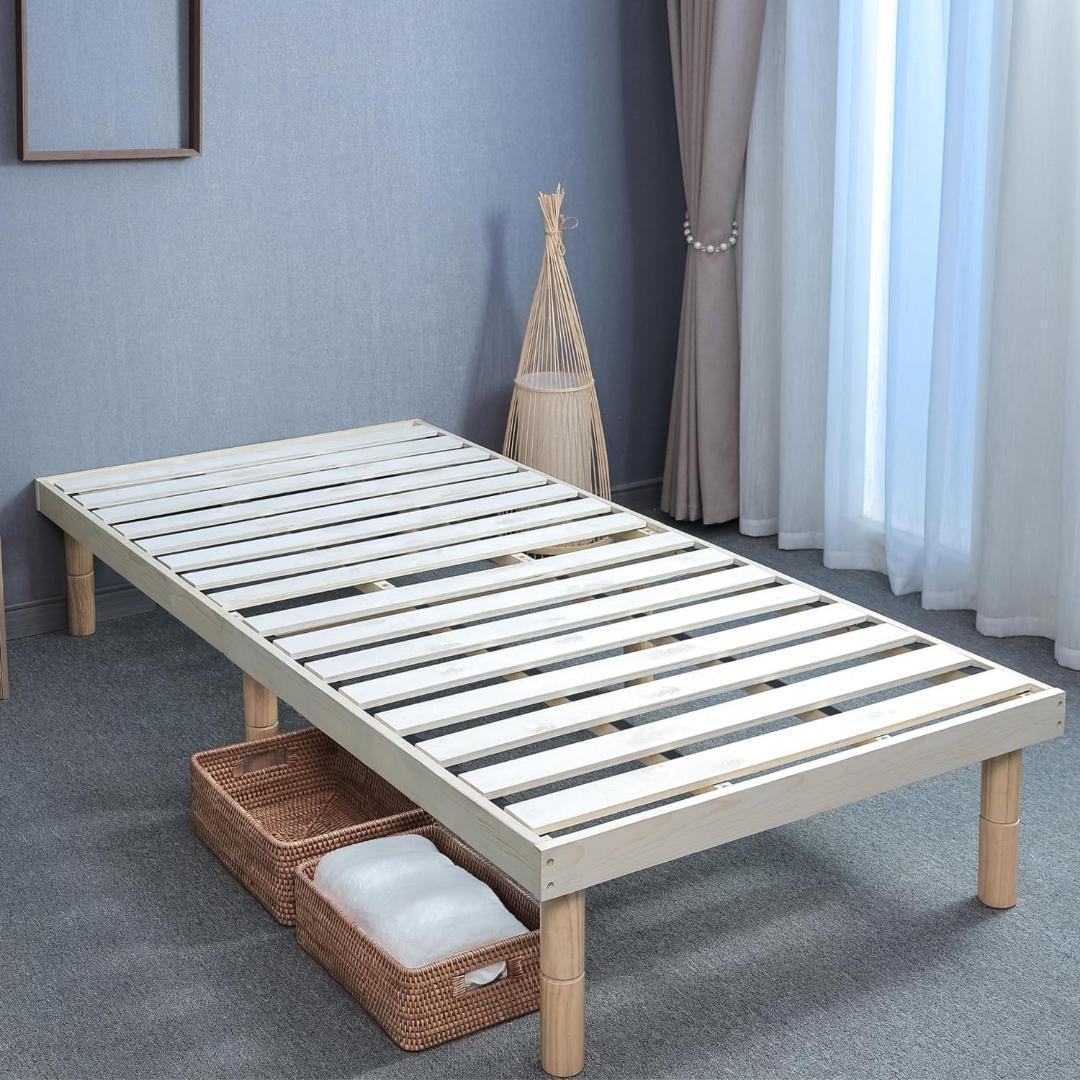 ✨人気✨簡易ベッド ダブル ベッド すのこベッド ベッドフレーム　抗菌 保温