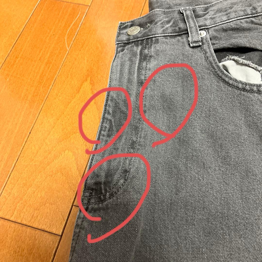 トゥデイフル　Cary's Denim 26インチ　グレー