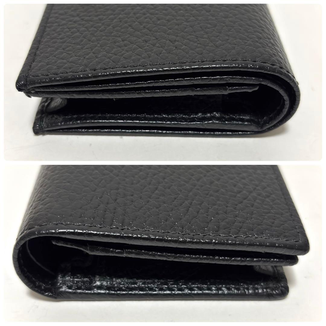 528箱付✨未使用級✨GUCCI グッチ 財布 GGマーモント レザー ブラック