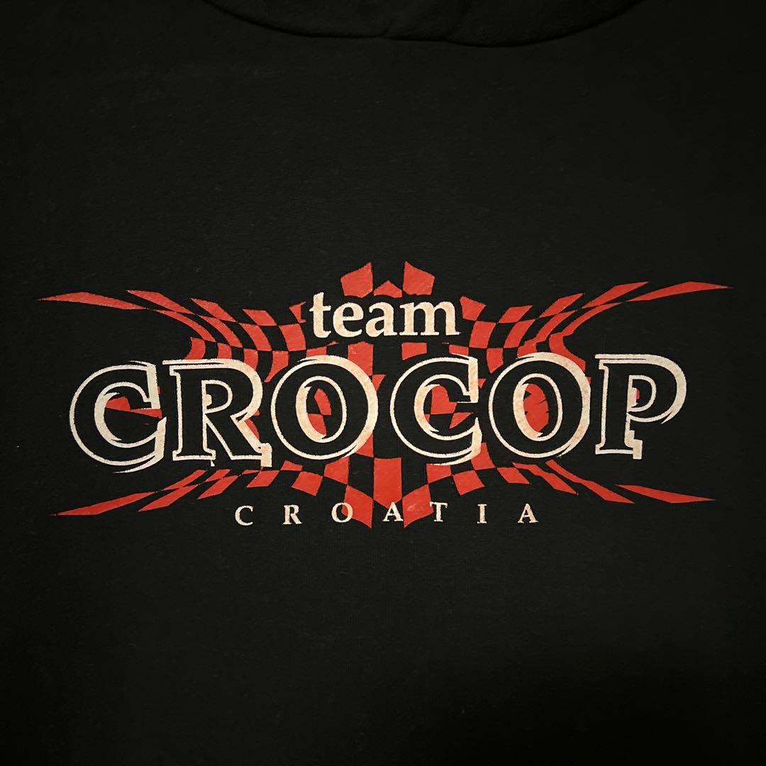 ミルコ・クロコップ　公式　パーカー　team CROCOP 即完品　Ｌ　当時物