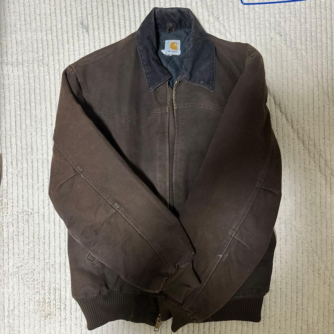 【希少】Carhartt サンタフェジャケット ダック地 フェード 古着 L相当