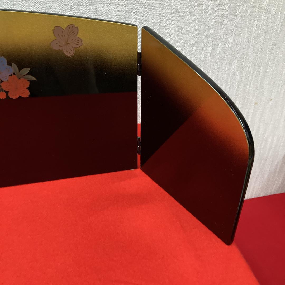 ３SB-1 可愛い桜　三月屏風　高さ24㎝位　雛人形屏風　ひな屏風　雛飾り屏風