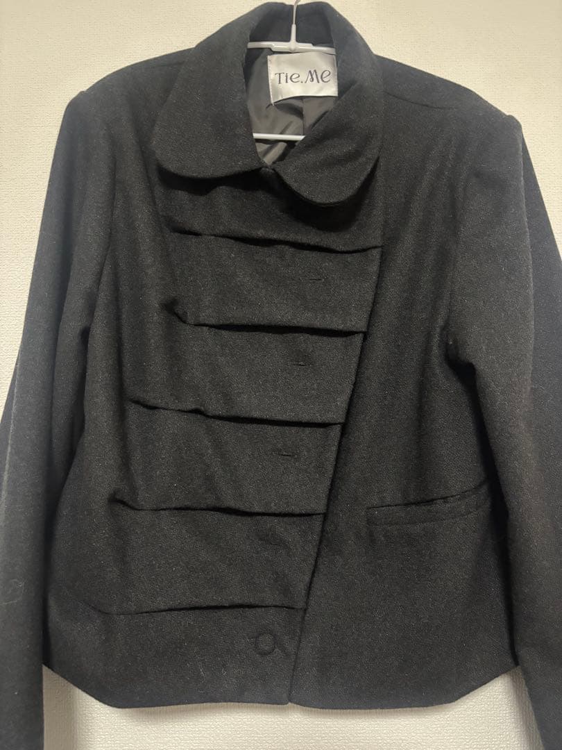 ジャケット・アウター Tie.me button up wool jacket