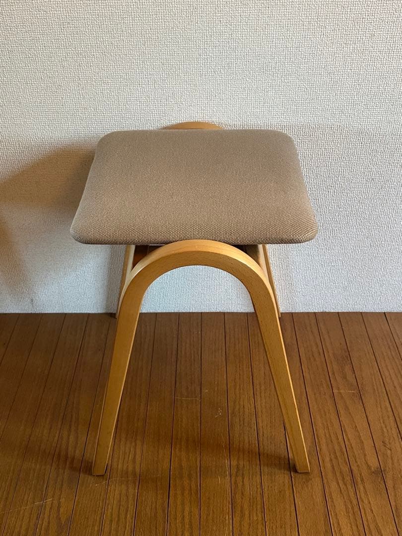 ★期間限定SALE★秋田木工No.202スツール/張地A-11/木製チェア