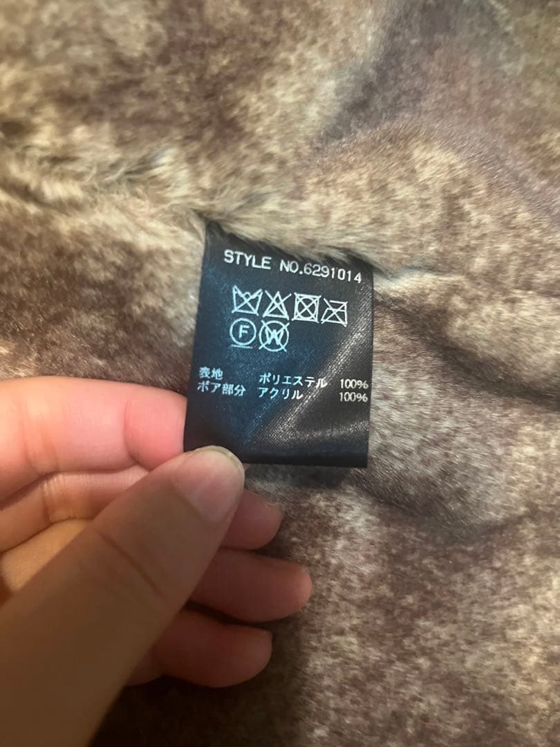 AVIREX ベージュ　シープレザー　トレンチコート