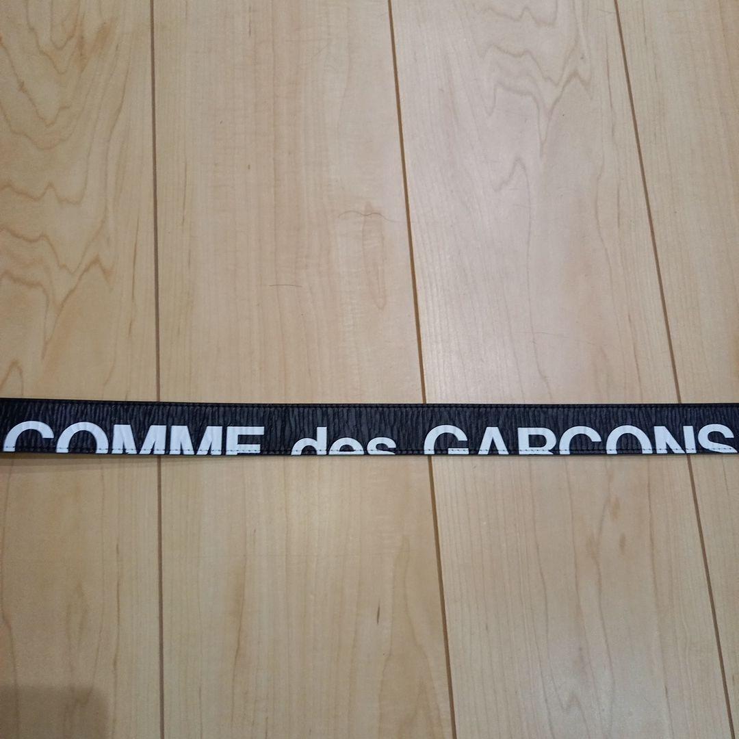COMME des GARÇONS ブラックレザーベルト M