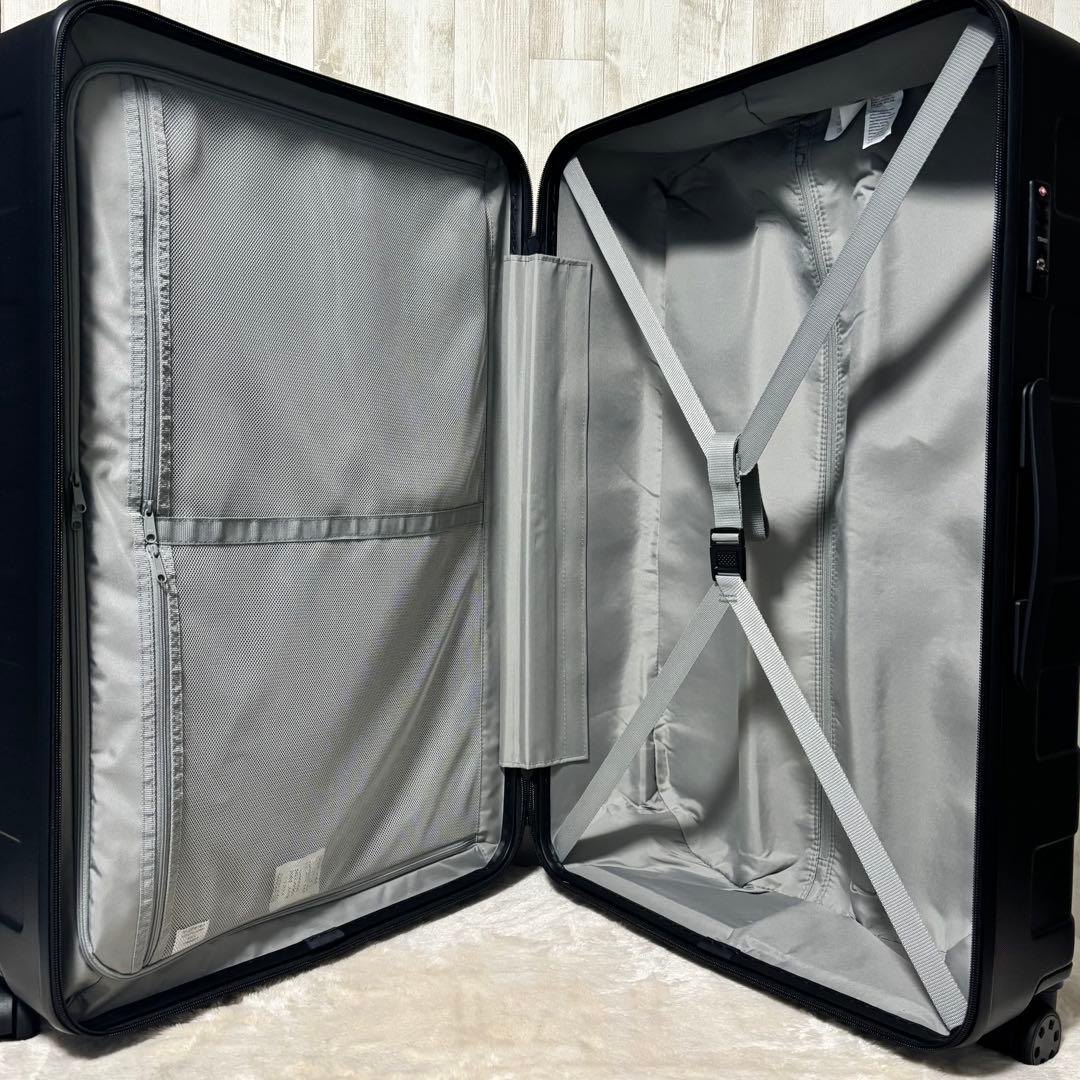 無印良品 105L スーツケース ハードキャリーケース バーを自由に調節できる