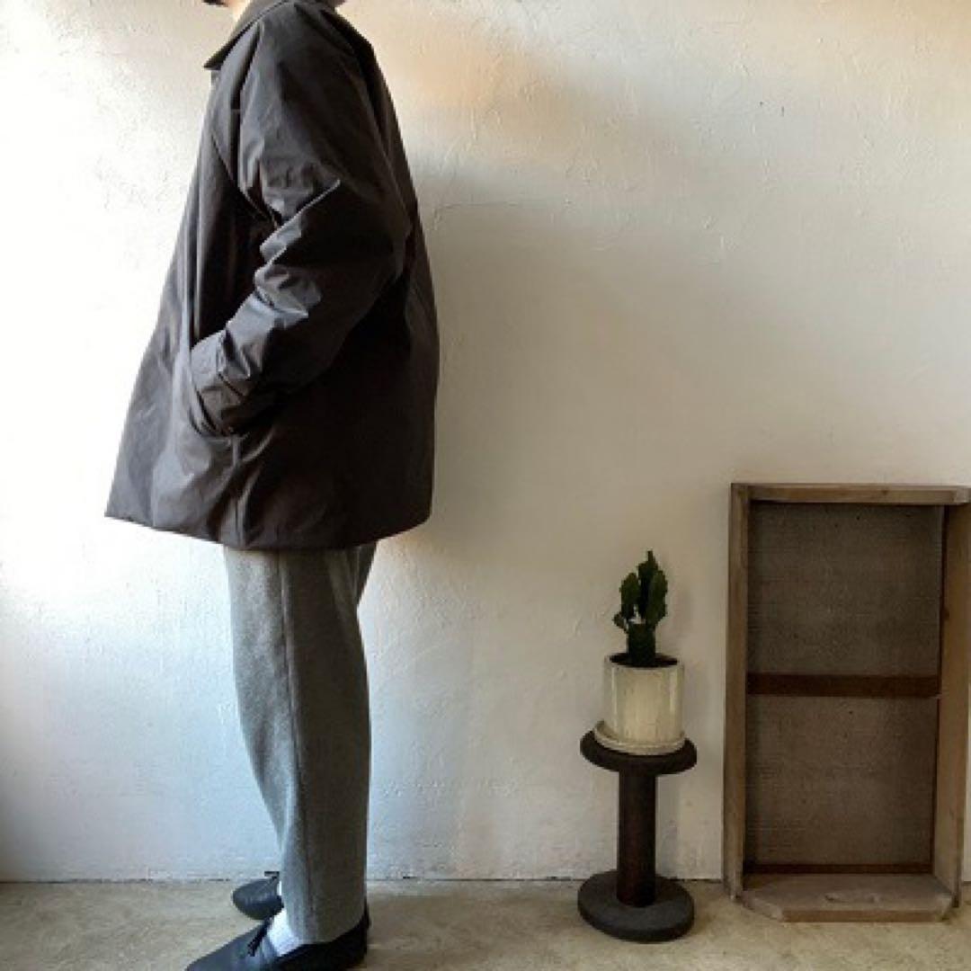 still by hand ショートコート　46 チャコール　CO01214