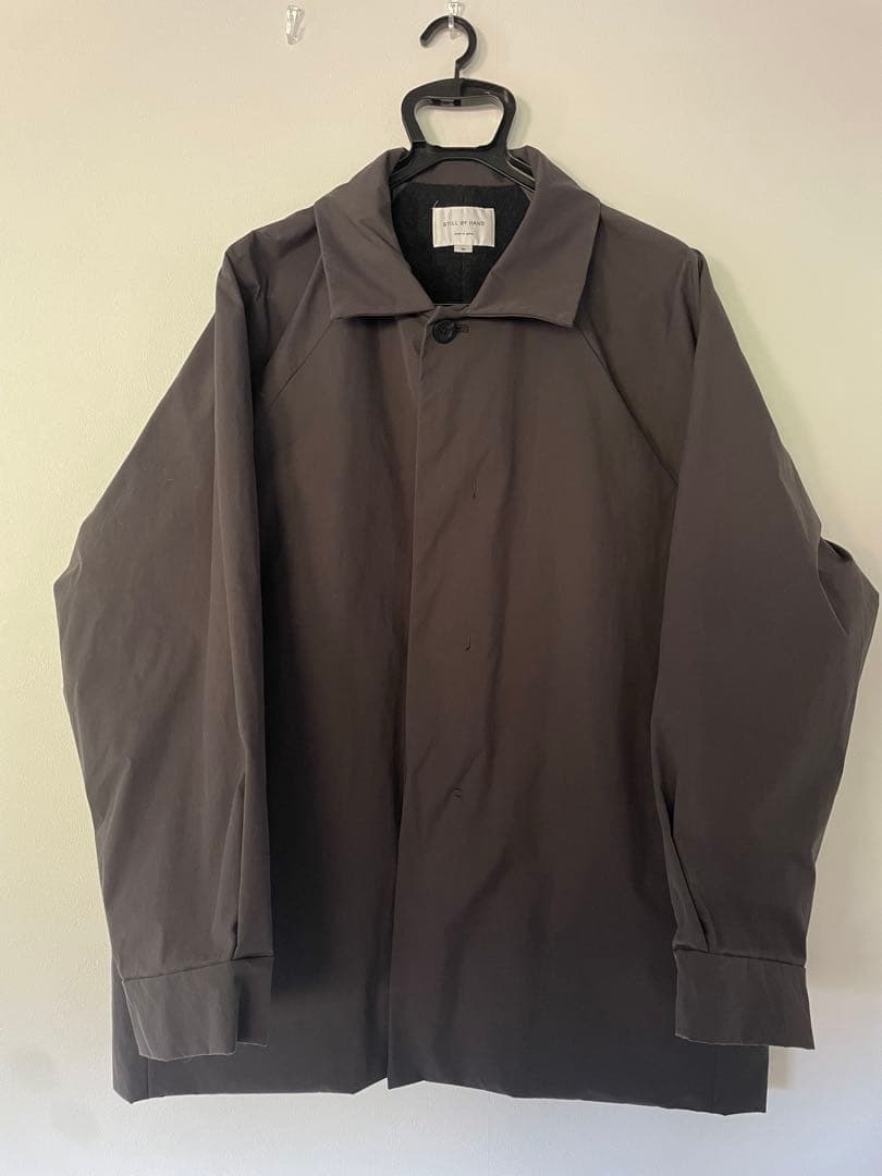 still by hand ショートコート　46 チャコール　CO01214
