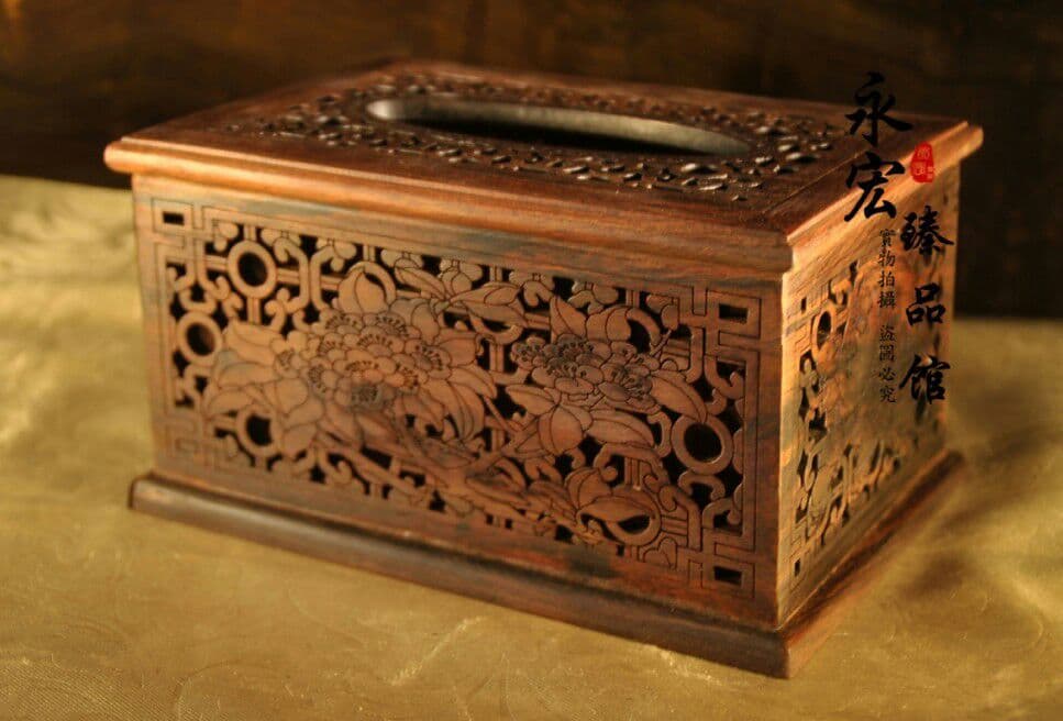 酸っぱい枝のティッシュの箱、正統のラオスの酸っぱい枝は透かして彫ります