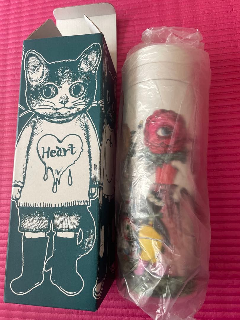 ヒグチユウコ　サーモボトル　眼花たちとくろあいねこ　新品