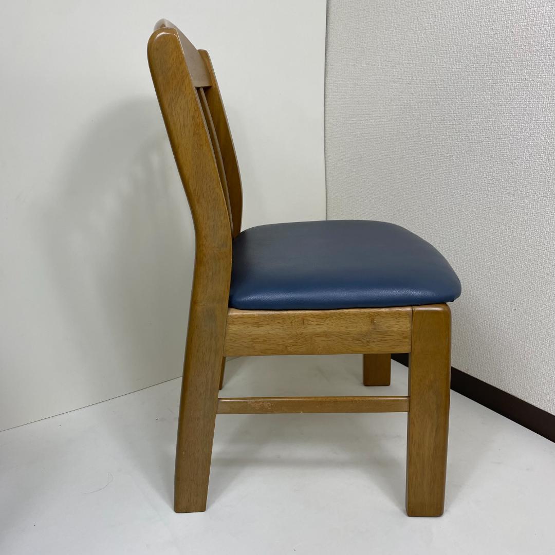 【匿名配送】2脚セット 松田家具 ダイニングチェア 椅子 昭和レトロ 木製