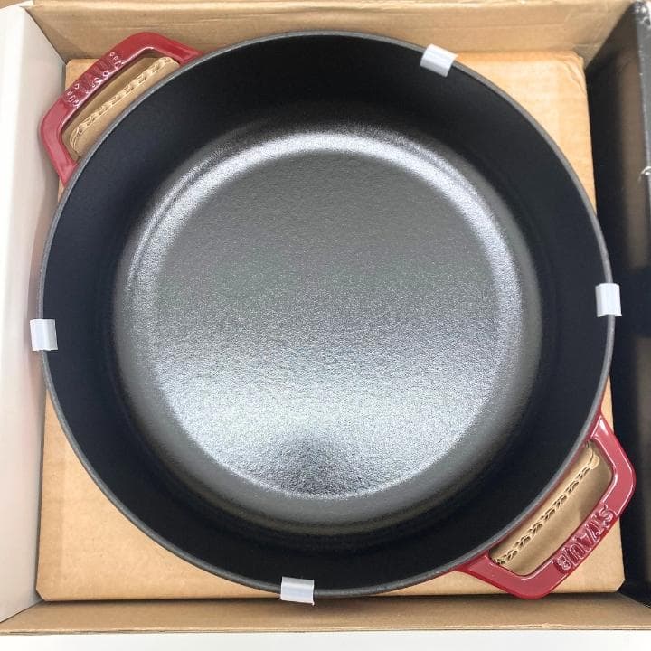 【N】ストウブ STAUB ブレイザーソテーパン 28cm 鍋 チェリーB 新品