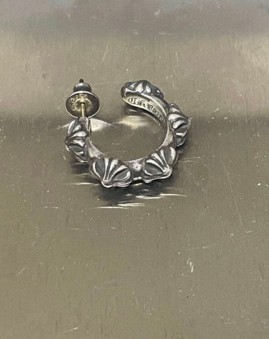 年内限定　クロムハーツ　シルバー925 フープピアス