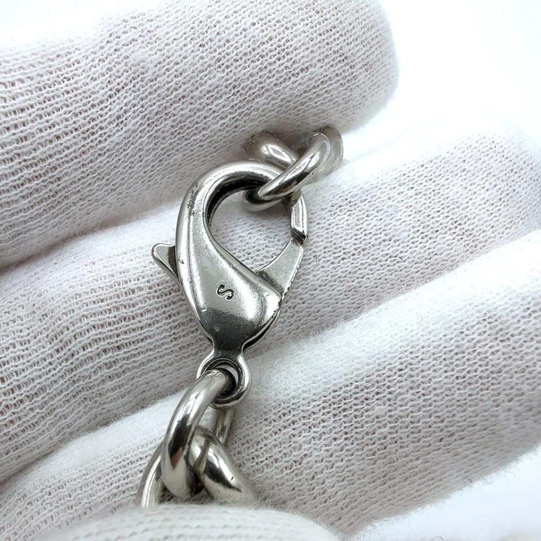 ◇バレンシアガ◇インターロックBB/ロゴ/ブレスレット/ブラスレ/シルバー