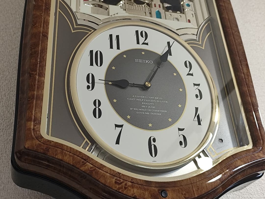 セイコー フェアリーコンサート からくり時計 メロディ時計 動作確認済み 掛時計