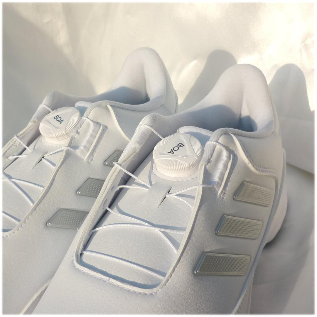 新品27.5cmアディダスゴルフ 白ゴルフシューズ LITE MAX BOA24