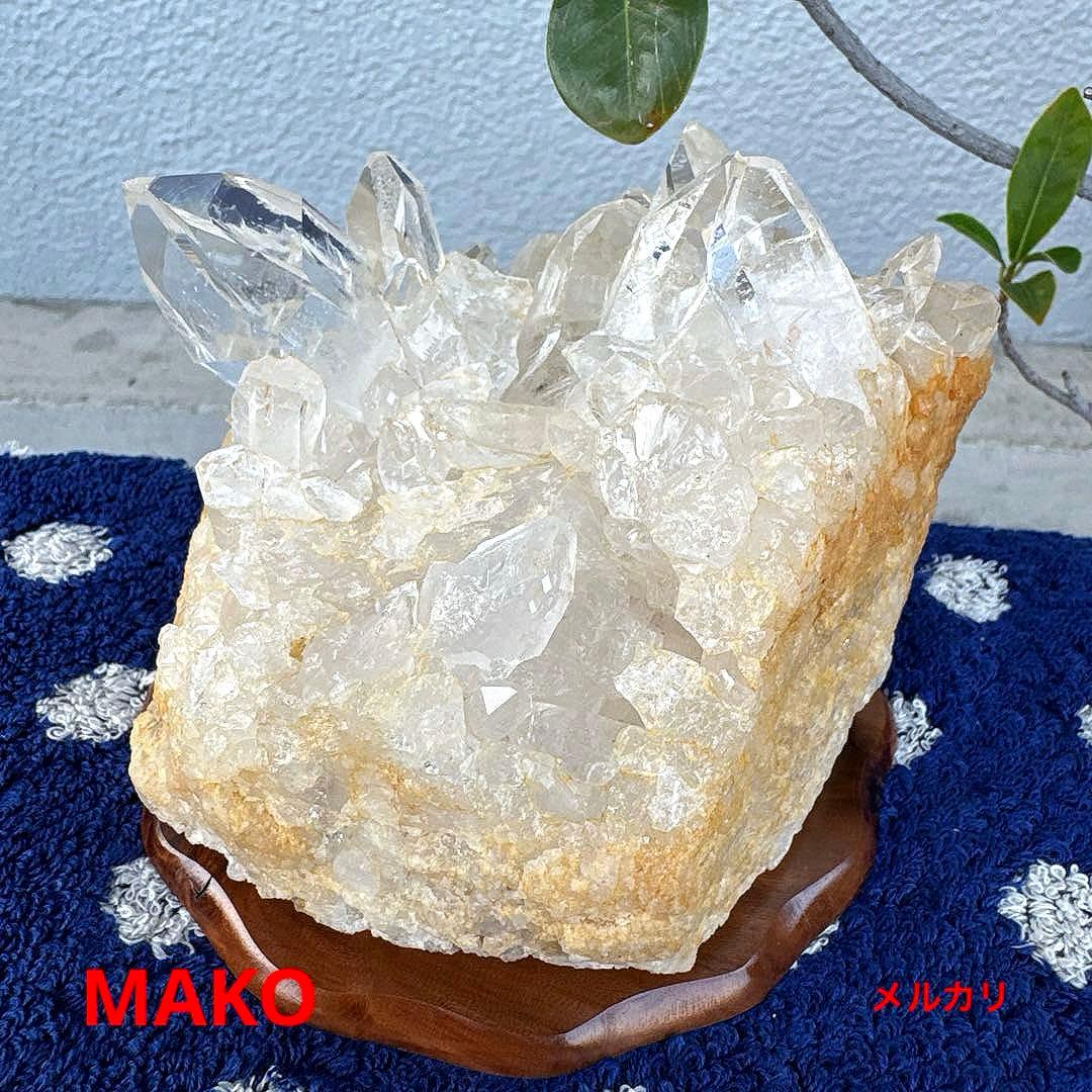 M1724☆水晶クラスター1.0Kg☆乙女鉱山産☆天然石　原石 N50413-C