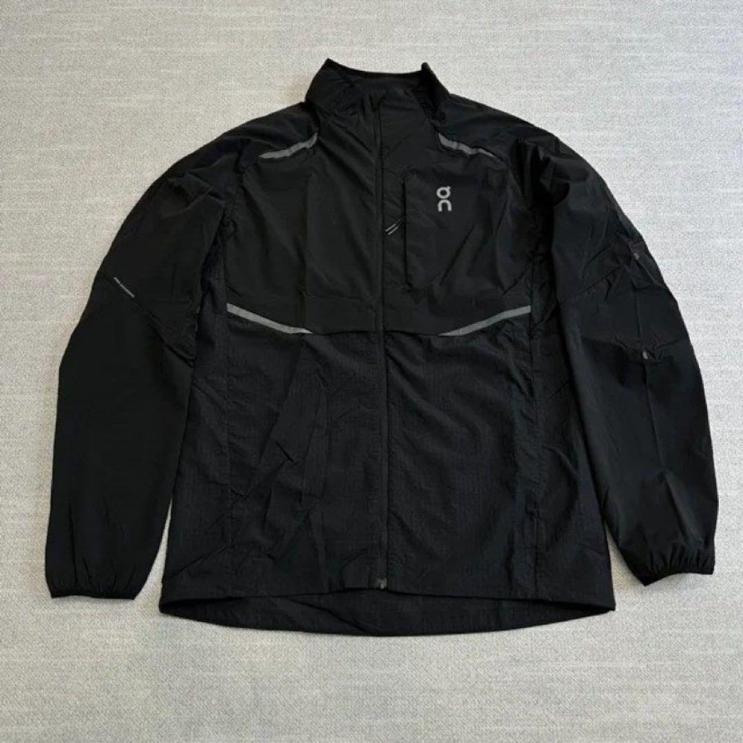 ON Running ブラック Lサイズ ウィンドブレーカー