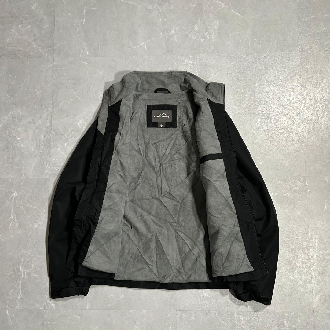 90s Eddie Bauer ウォームアップジャケット ブラック 短丈 USA