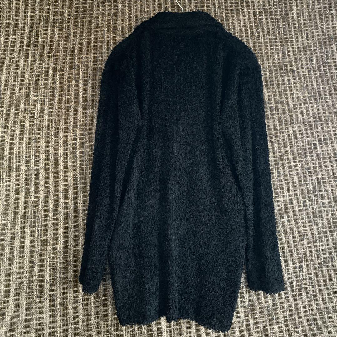 ISSEY MIYAKE シャギー ジャケット プリーツプリーズ ブラックM