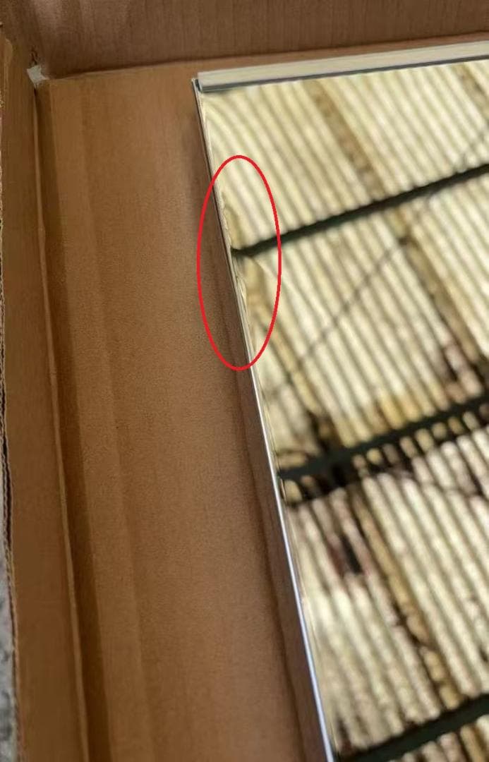 【中古】ダンスミラー 割れない鏡 幅60x160cm 姿見 銀色 13番