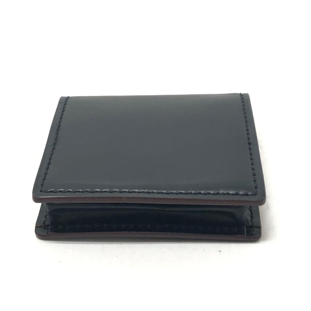 76▢GANZO シェルコードバン2 BOX 小銭入れ UT0602-19