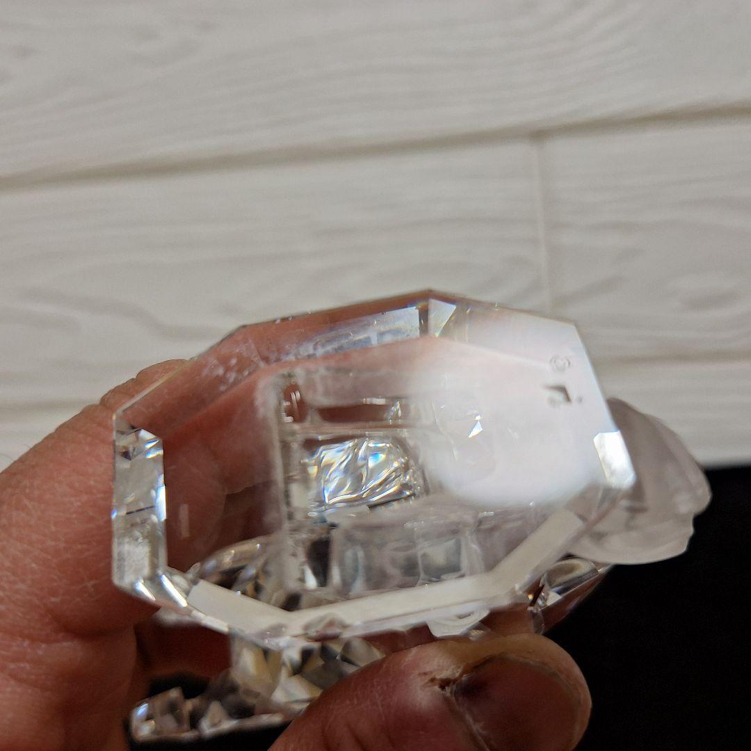 【極美品】スワロフスキー クリスタル 置物 ホース 跳ね馬 箱なし 廃盤品