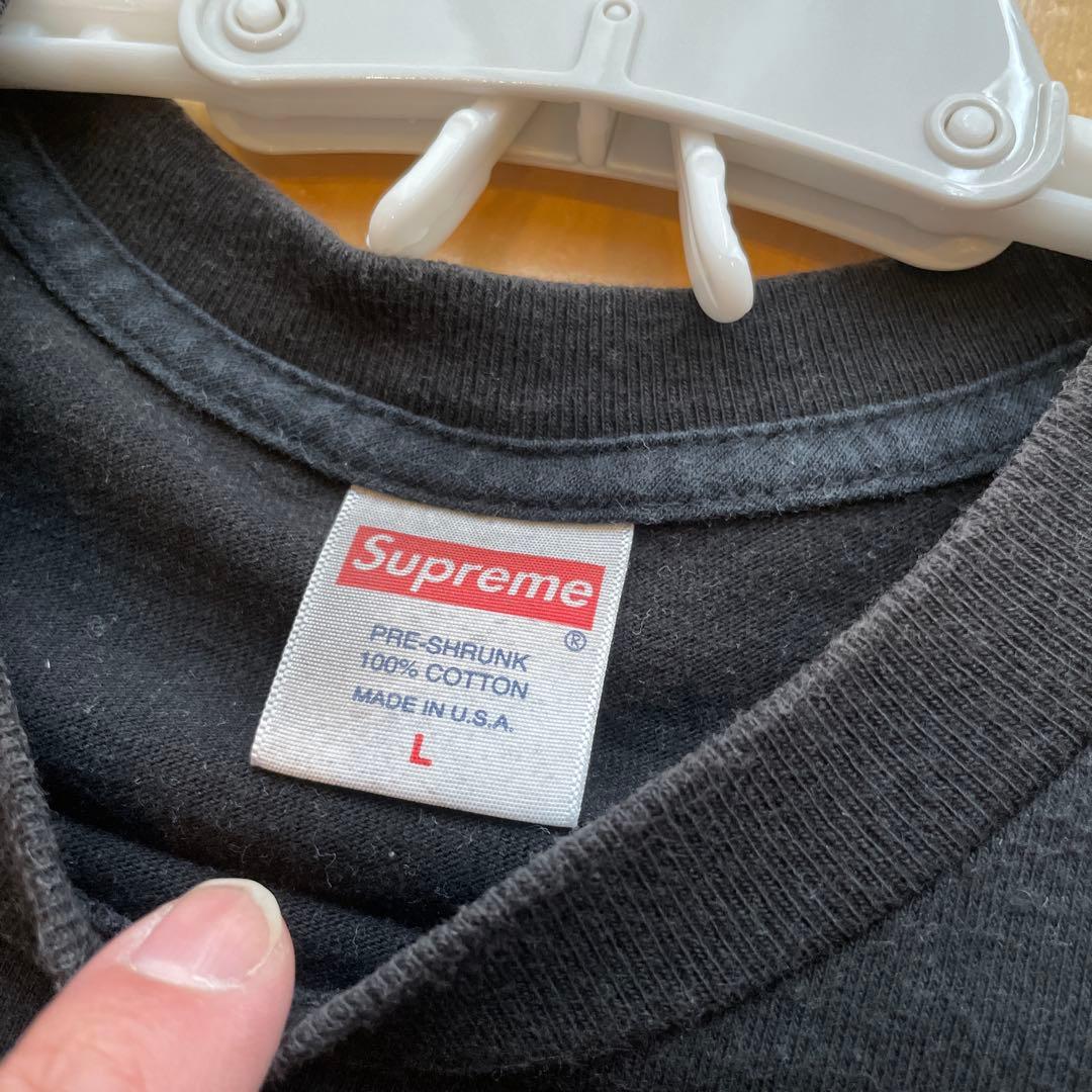 ま*送様 Supreme Cross Box Logo Tee 【黒＊L】