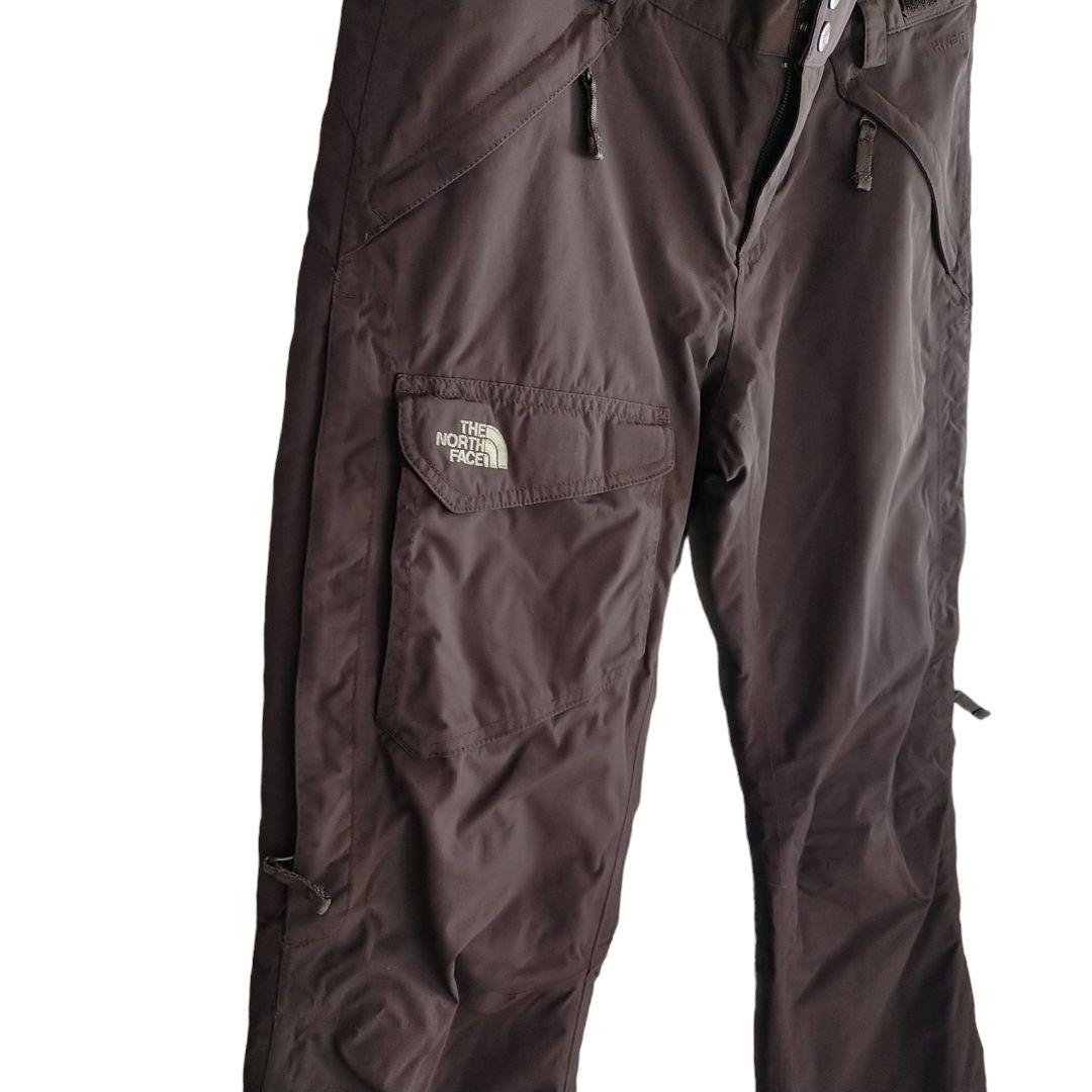 【高機能】US ノースフェイス HYVENT スノーボード 茶 パンツ