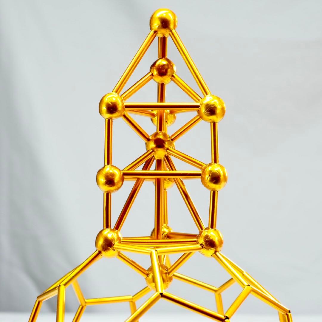 バッキーカバラ　生命の樹＋フラーレン　立体カバラ　3Dカバラ　★ GGL3