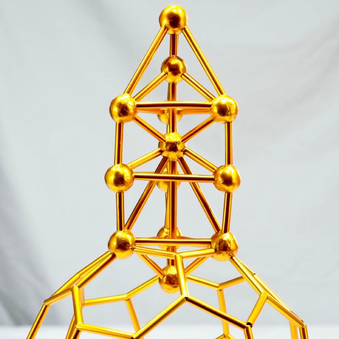 バッキーカバラ　生命の樹＋フラーレン　立体カバラ　3Dカバラ　★ GGL3