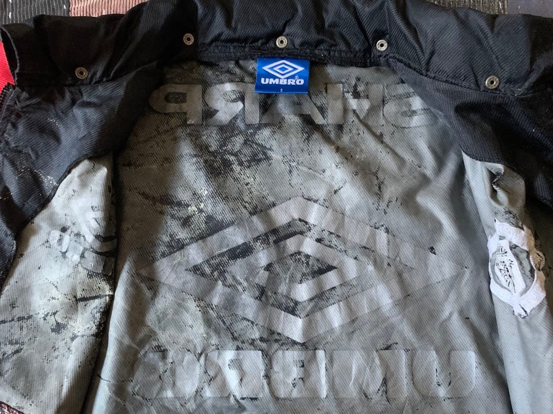 90s アンブロ vtg マンU ナイロン ジャケット UMBRO アヤックス