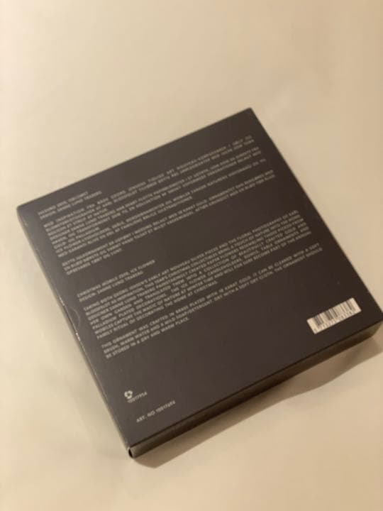 新品未開封　ジョージジェンセン　 クリスマス　オーナメント 真鍮　18金ゴールド