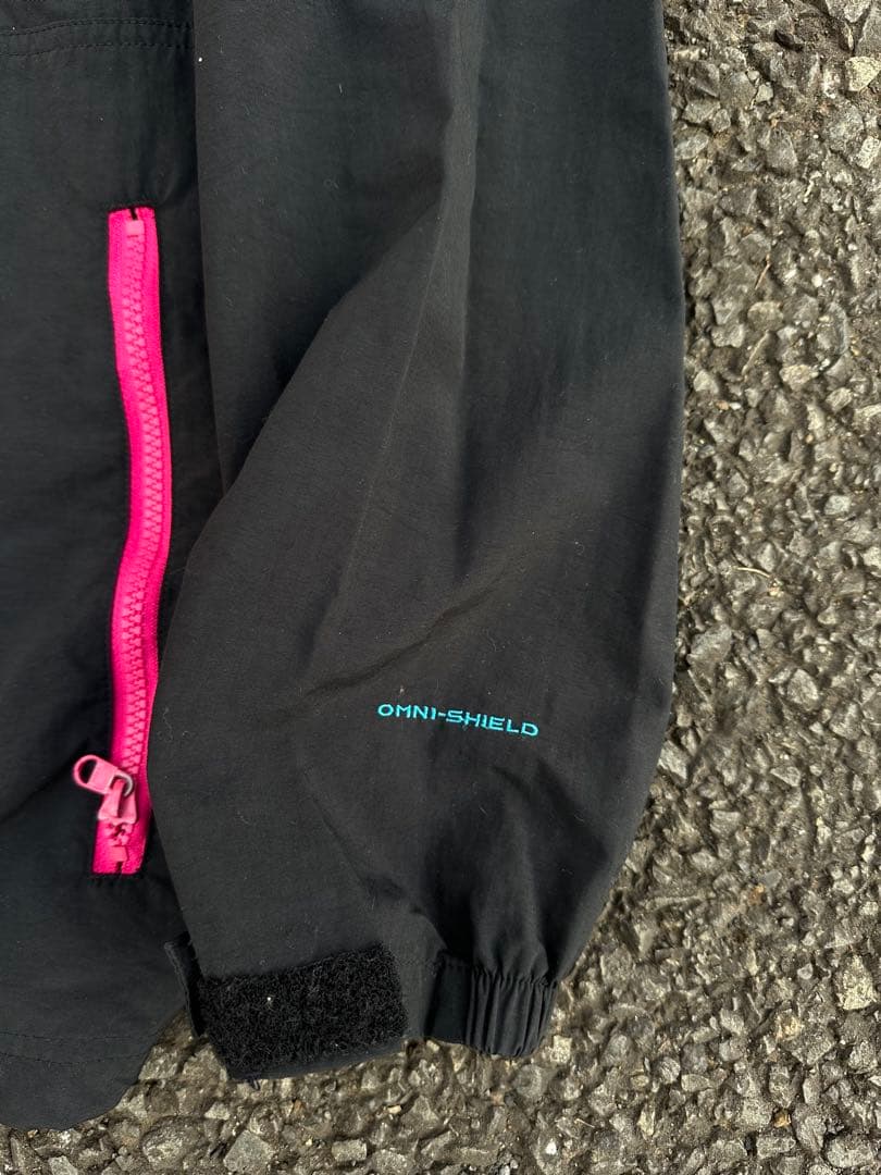 Columbia tech shell jacket y2k 刺繍 ドローコード