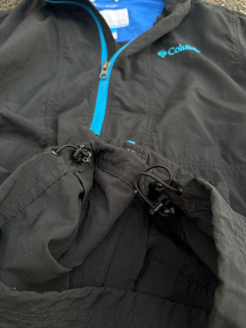 Columbia tech shell jacket y2k 刺繍 ドローコード