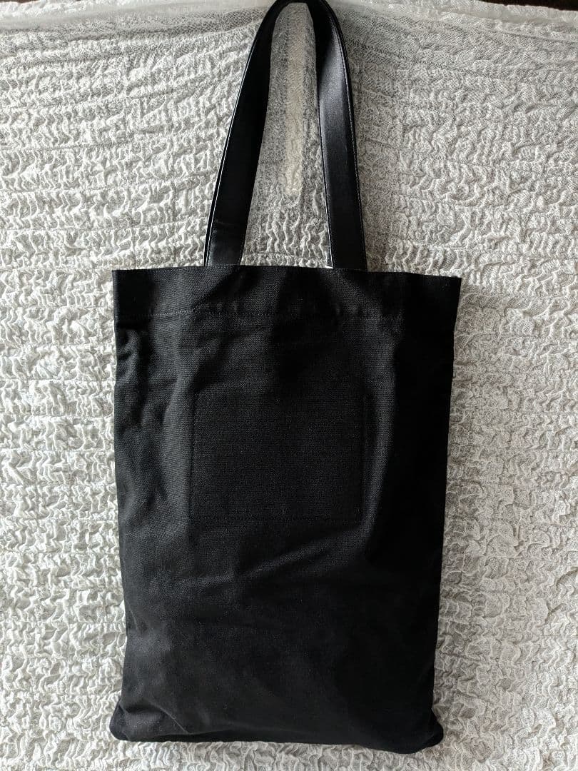 JIL SANDER ジルサンダー◆グランデ キャンバス トートバッグ 黒◆新品